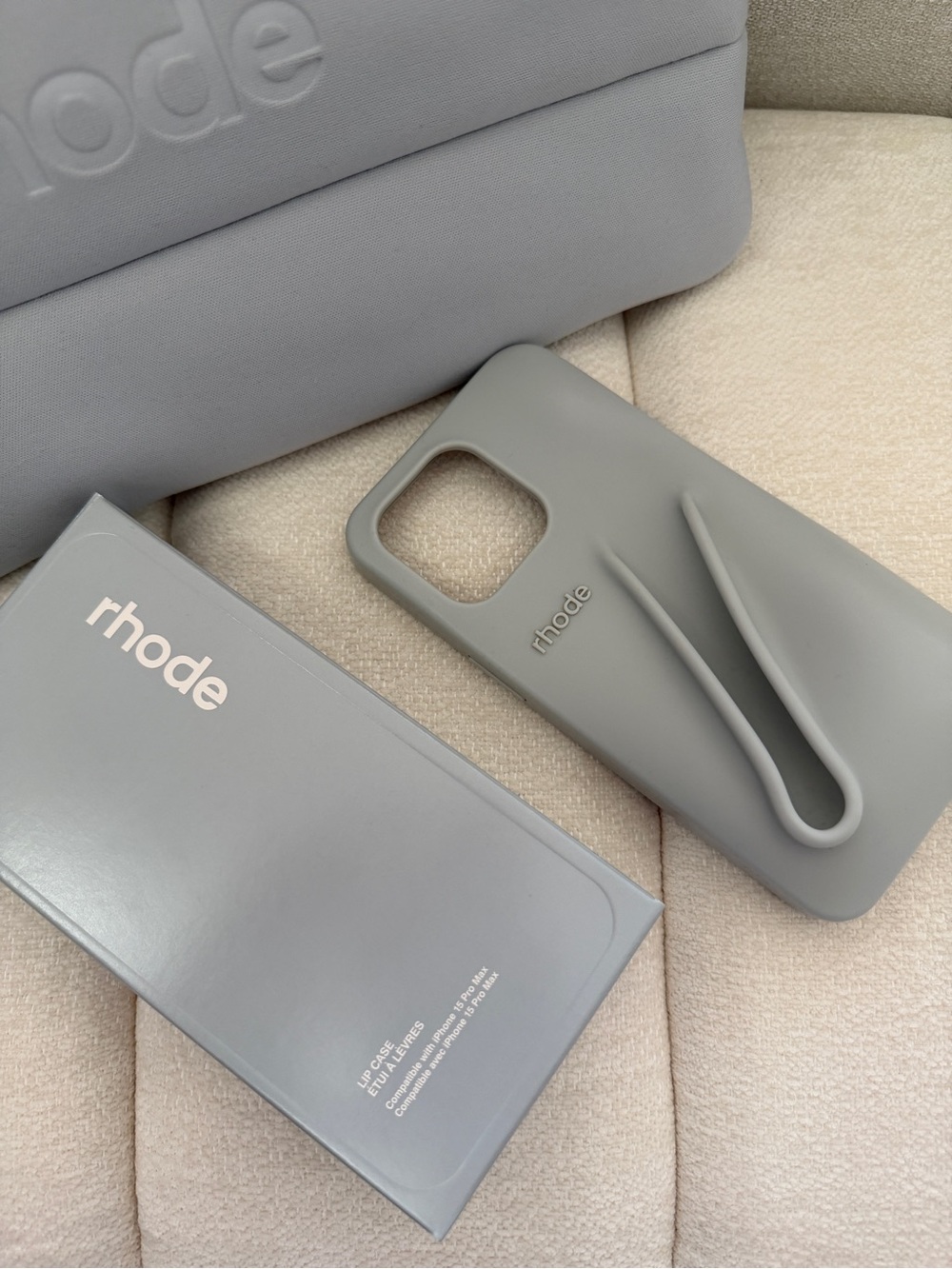 authentic rhode lip case for iphone 15 pro max